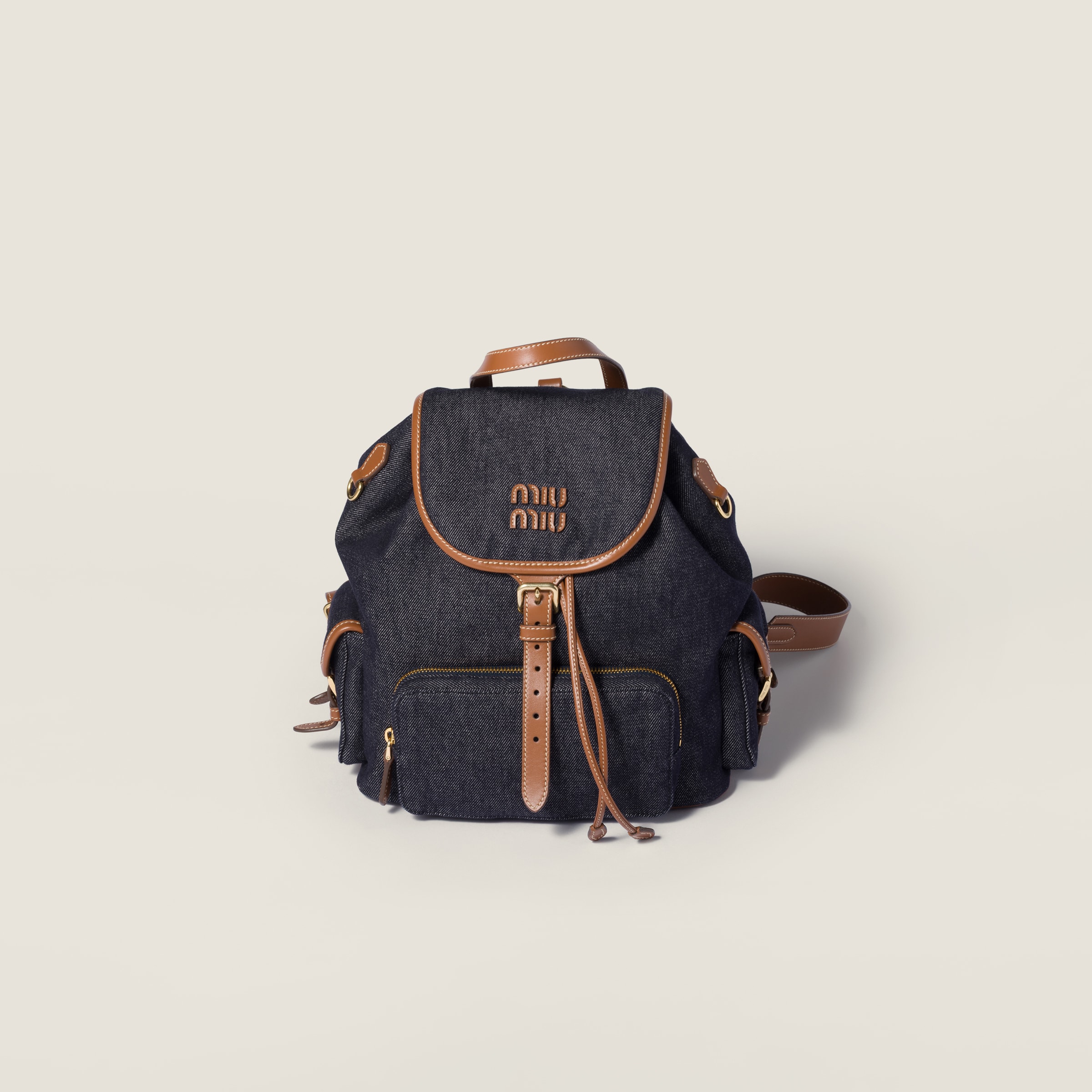Denim backpack