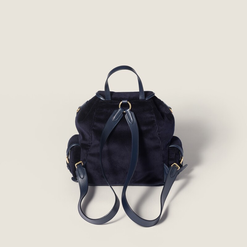 Corduroy backpack