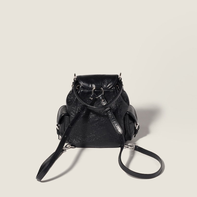 Nappa leather backpack