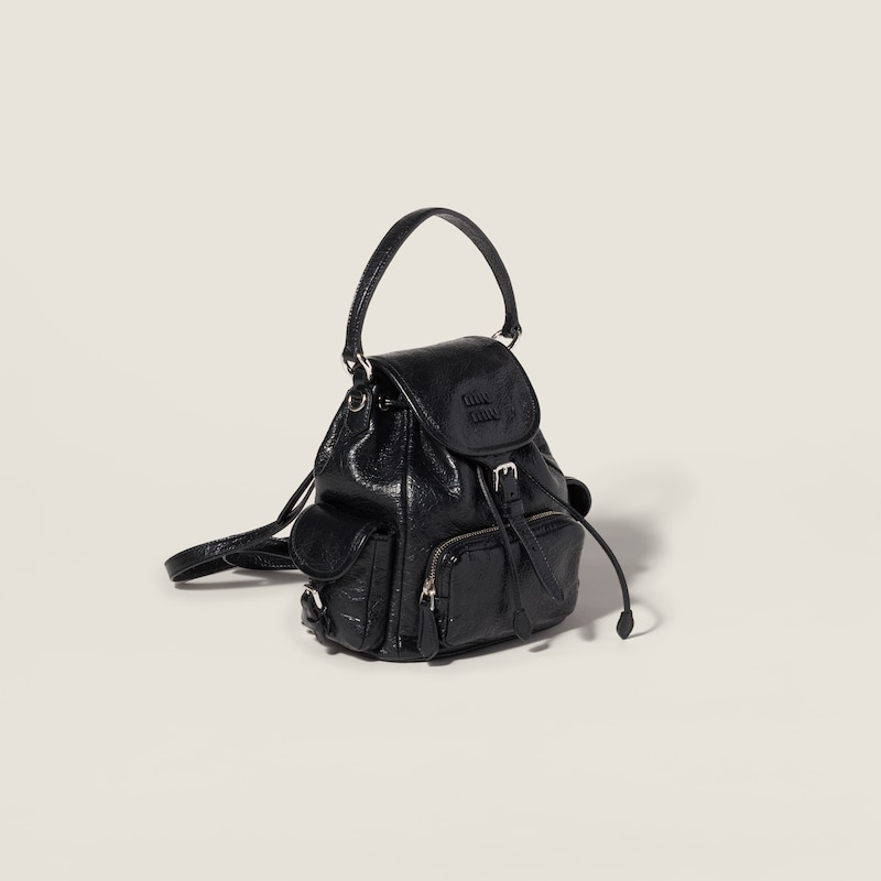 Nappa leather backpack