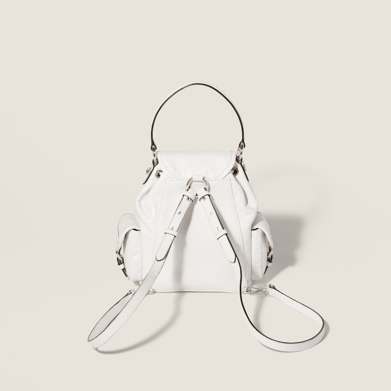 Nappa leather backpack