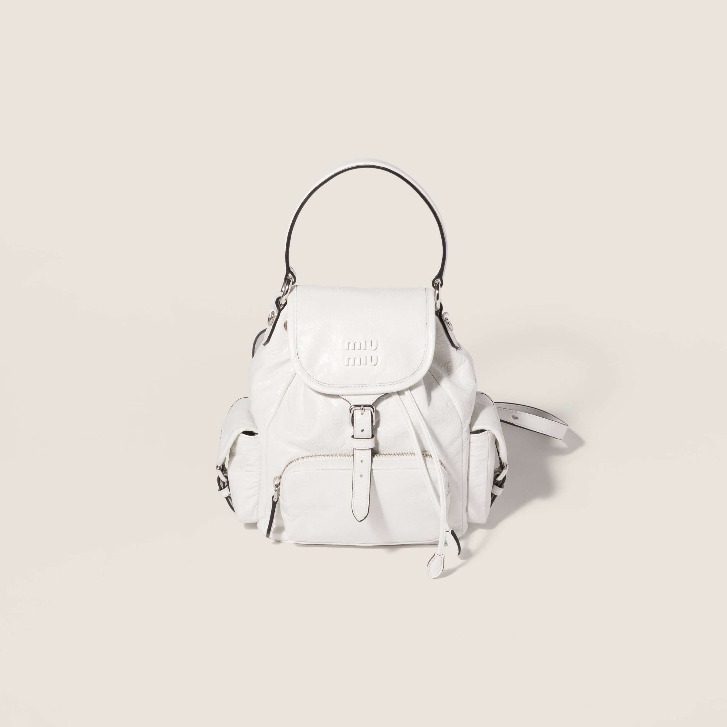 Nappa leather backpack