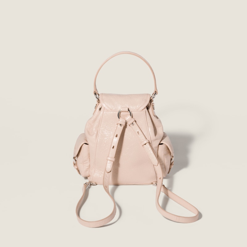 Nappa leather backpack