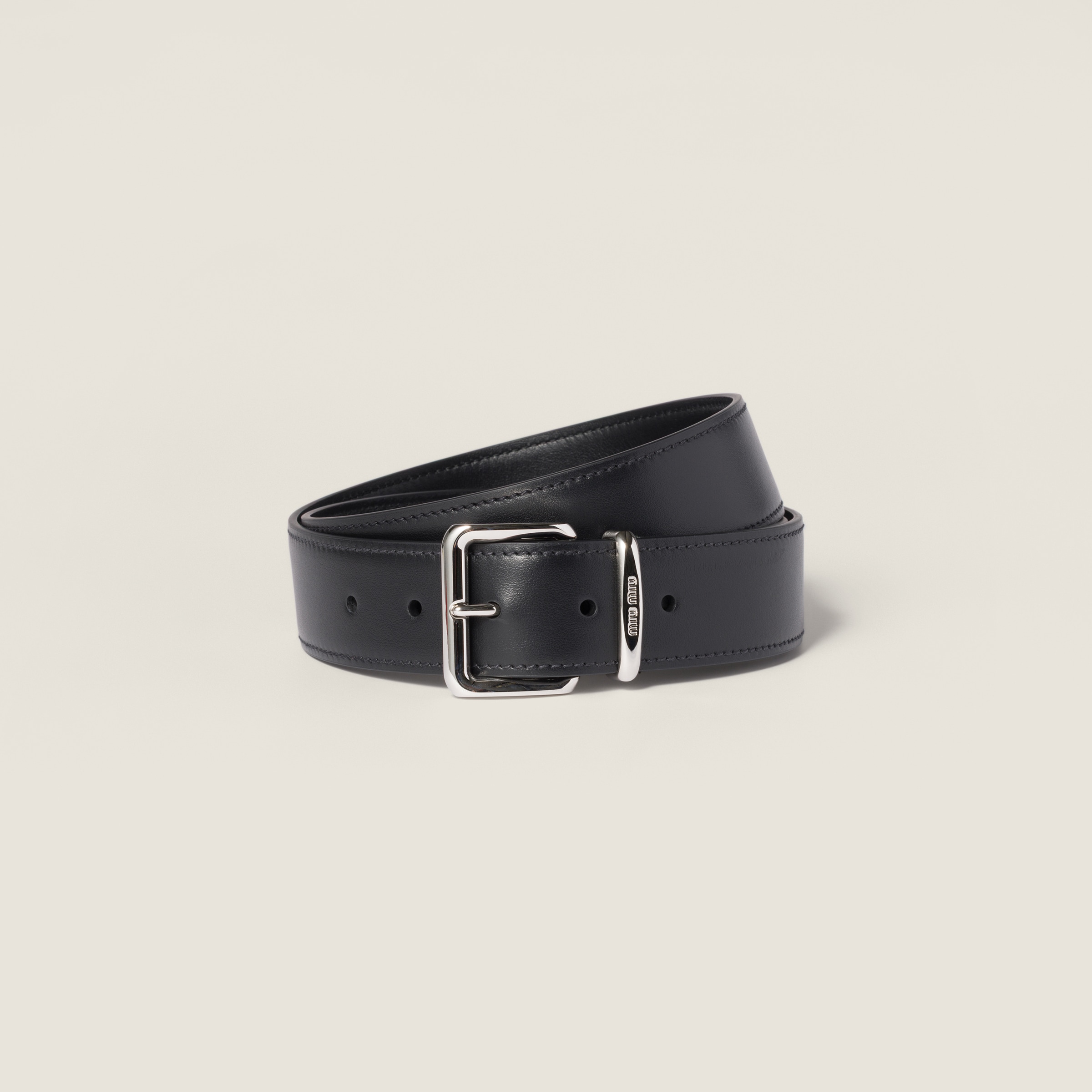 【Dappi】MIU MIU Leather Belt Miu Miu Leather Belt | Saks Fifth Avenue