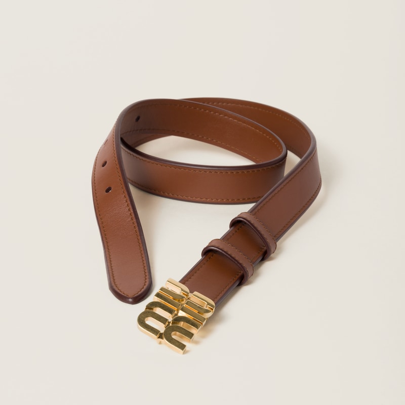 Leather belt