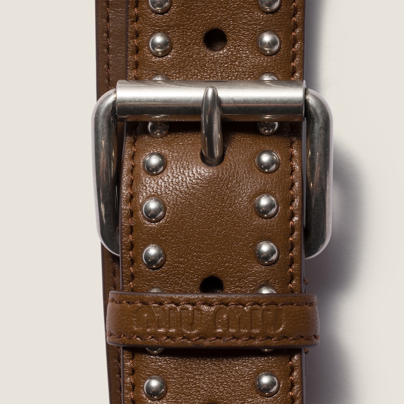 Leather belt