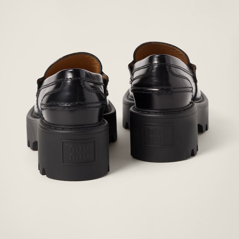 Mocasines de piel cepillada