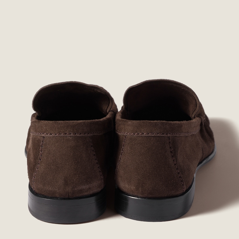 绒面皮革乐福鞋