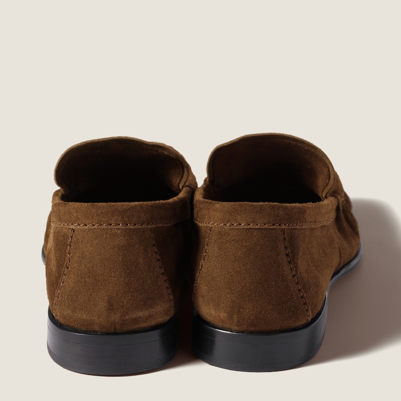 Suede loafers