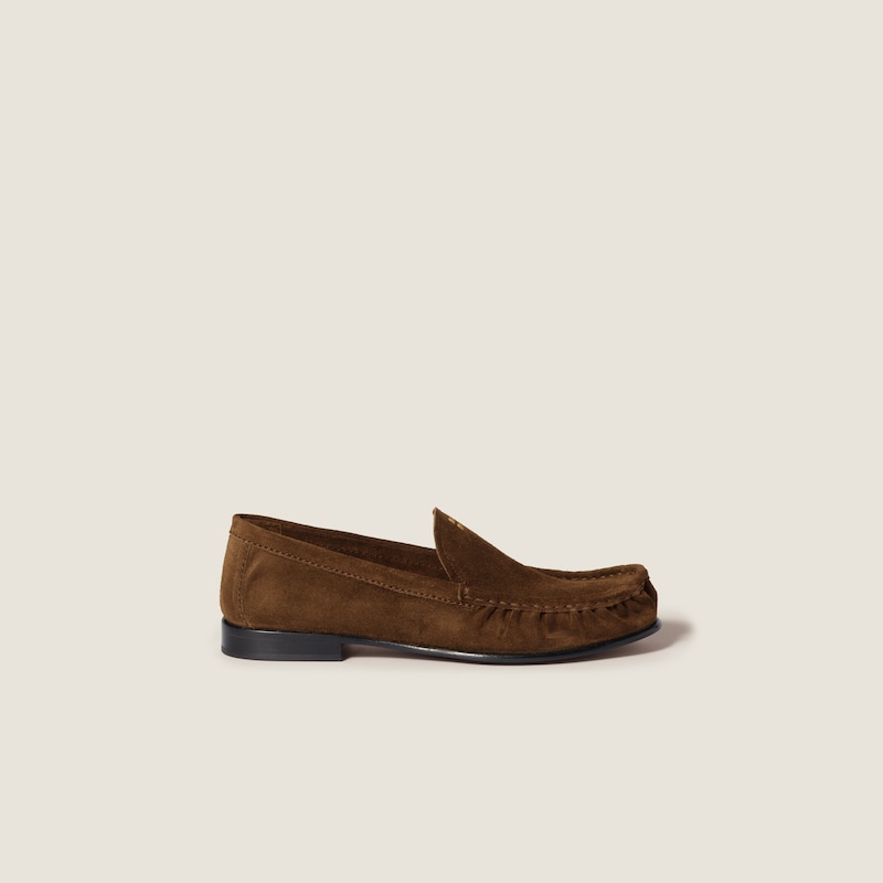 Suede loafers