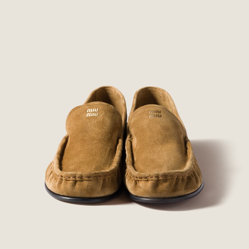 绒面皮革乐福鞋