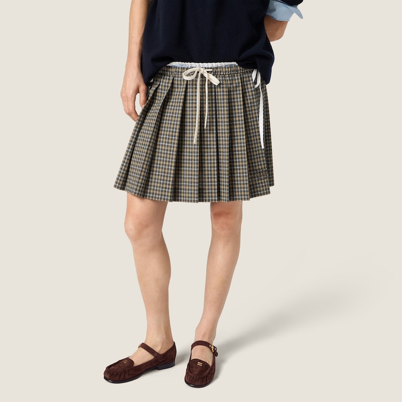 Suede loafers with buckle