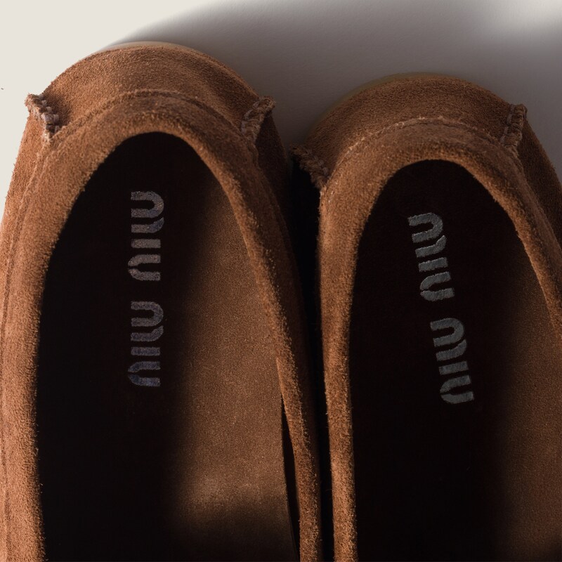 Suede loafers