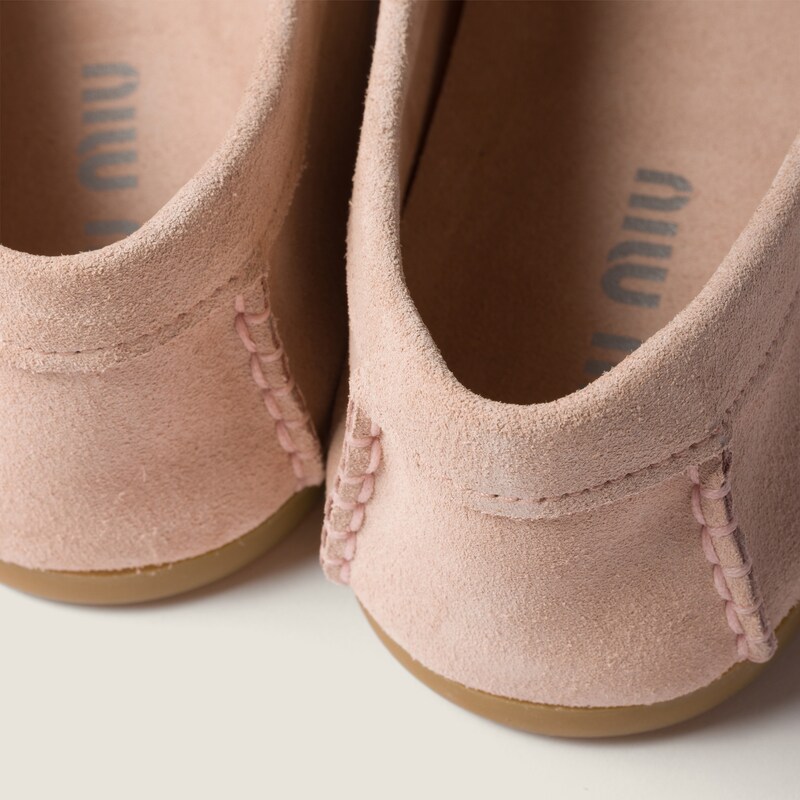 Suede loafers