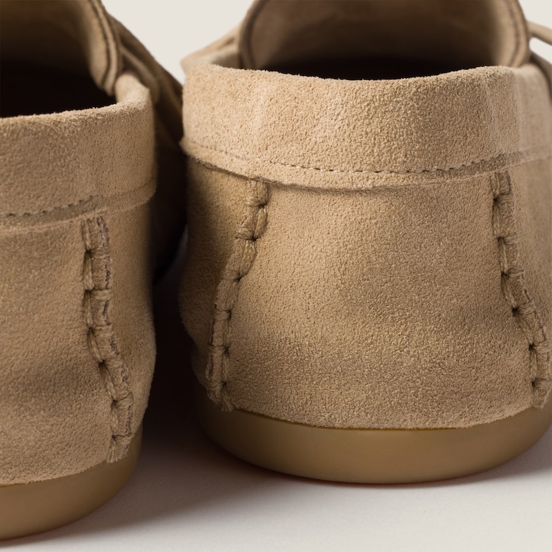 Suede loafers