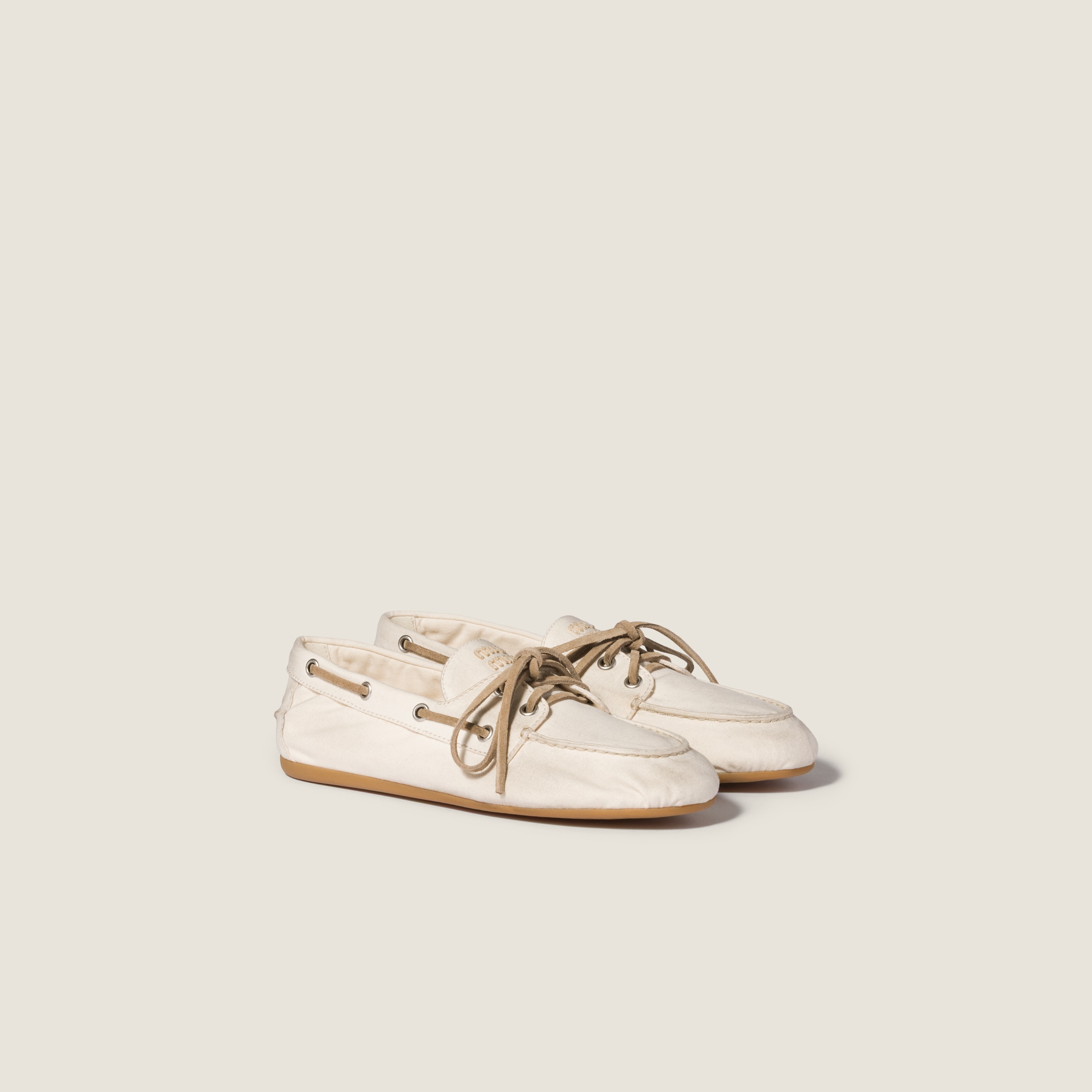 Canvas Deck shoes from Miu Miu - $1,070