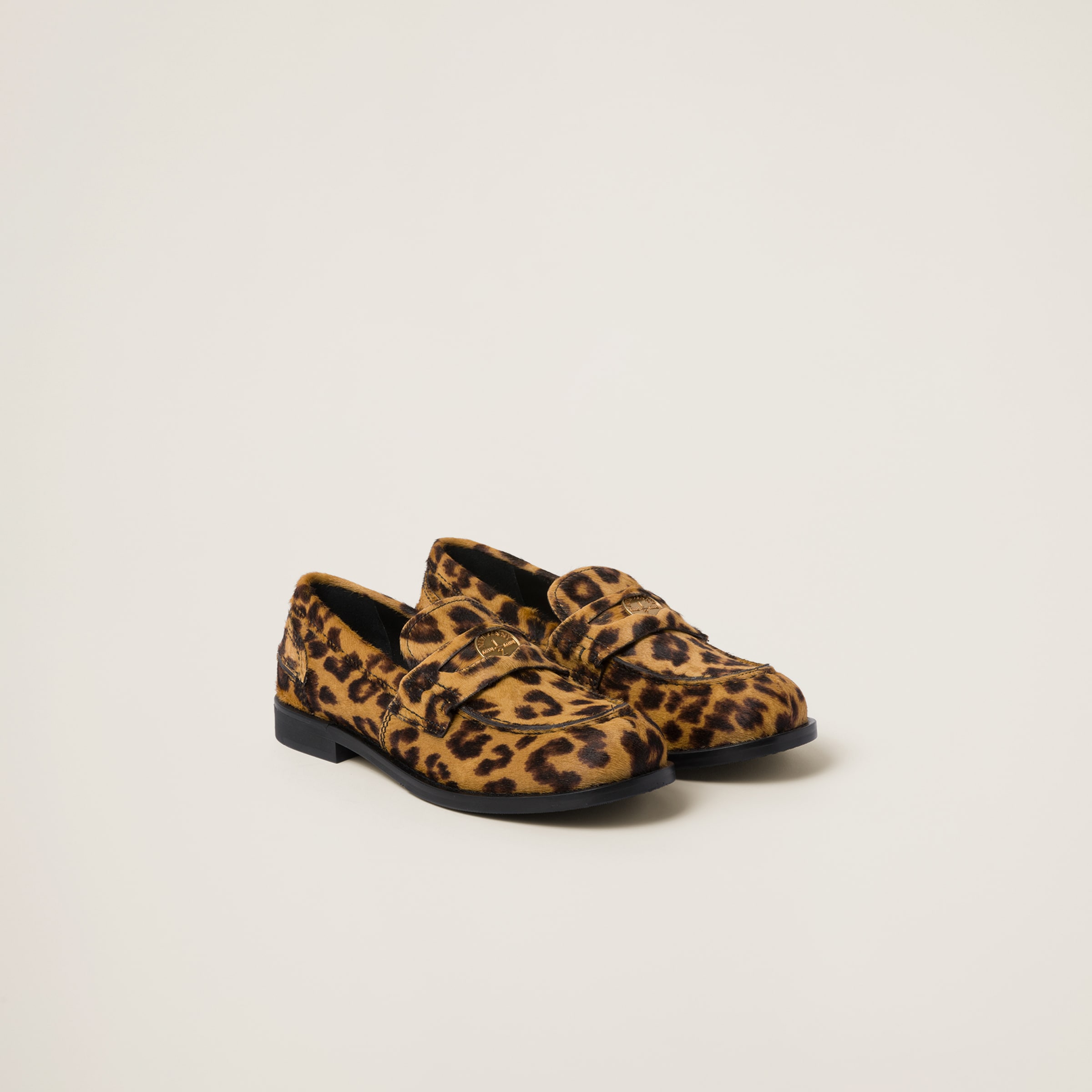 Miu Miu Leopard Print Calf Hair Bow Loafer Flats Size 5.5/36 - Yoogi's  Closet