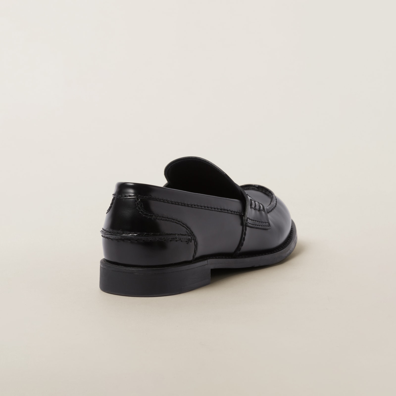 MIUMIU 26S PENNY LOAFERS IN DARK MAHOGANY BROWN CALFSKIN CROCODILE EMBOSSING main image 1