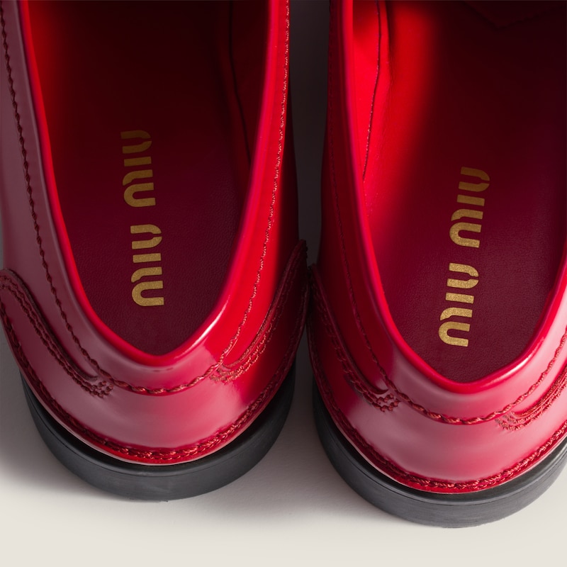 Mocasines de piel cepillada