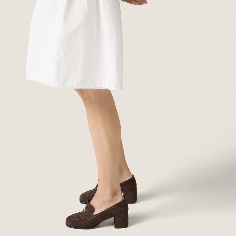 Suede loafers