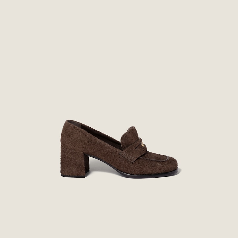 Suede loafers