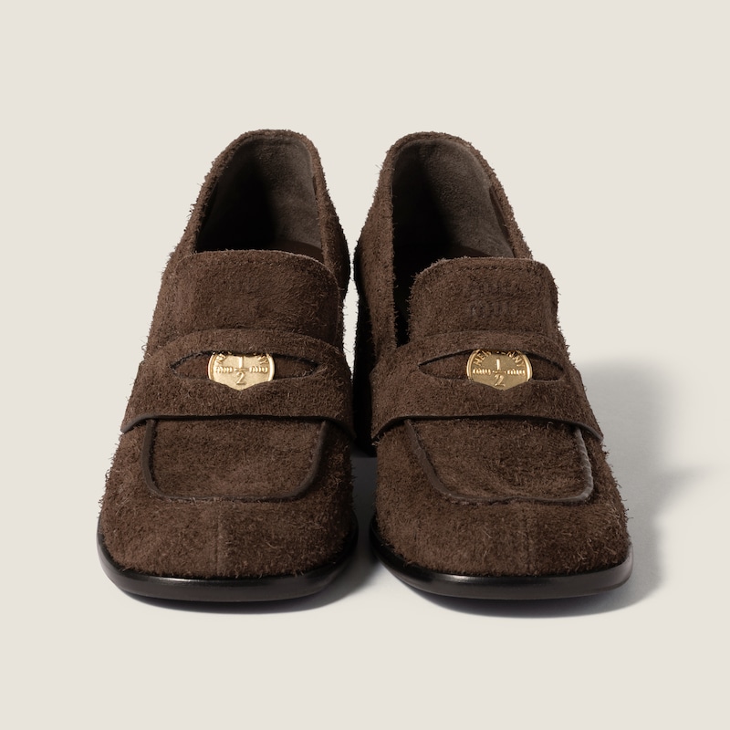 Suede loafers