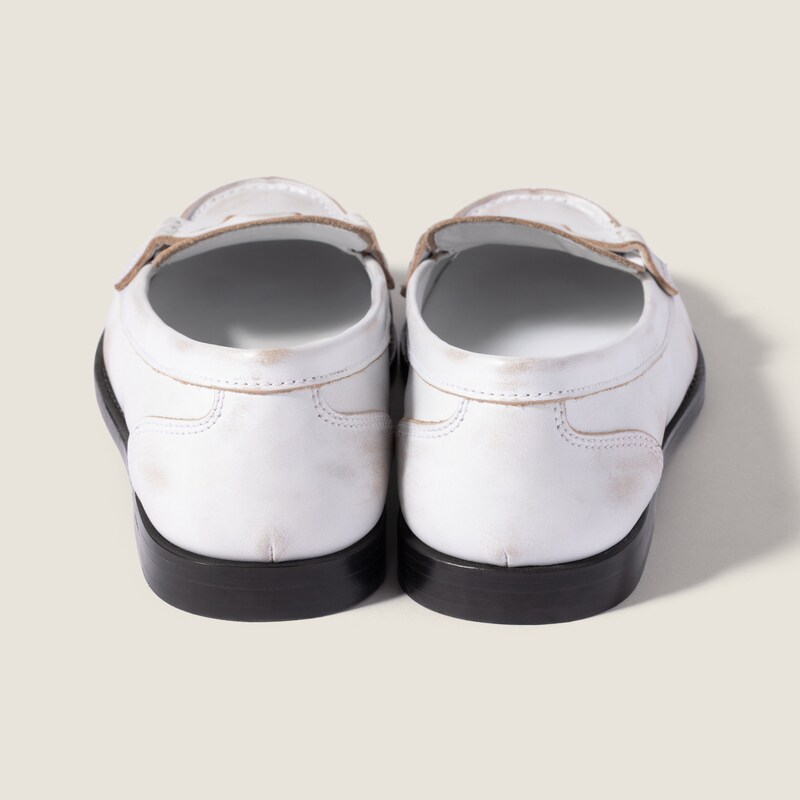 Leather loafers