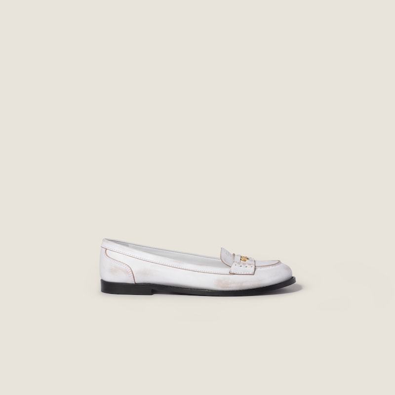 Leather loafers