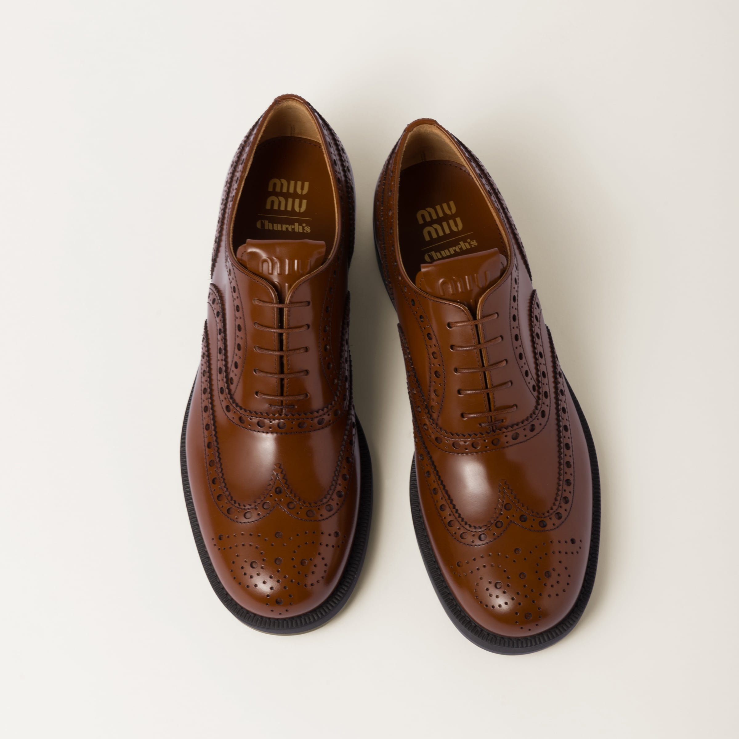 Miu miu brogues on sale
