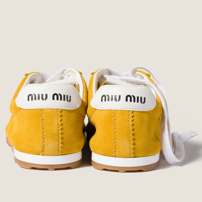 Plume suede sneakers