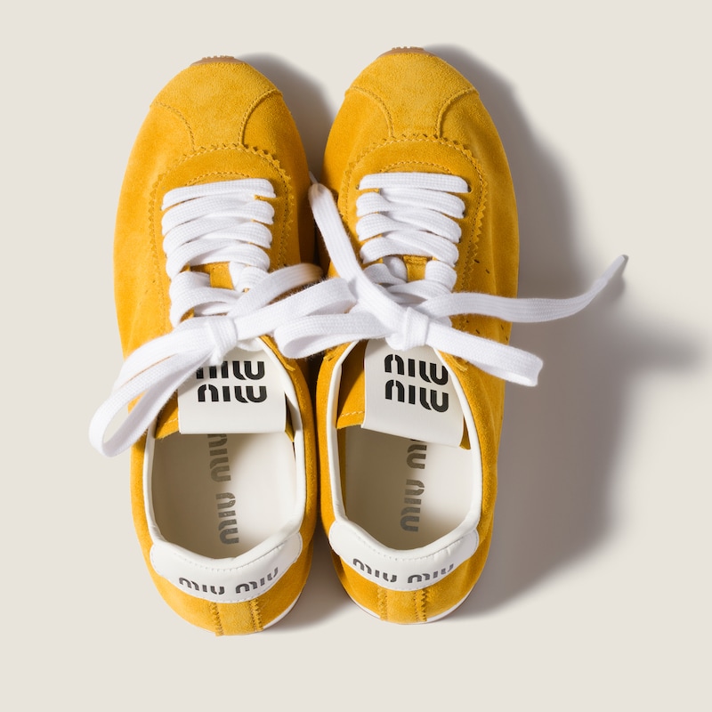 Plume suede sneakers