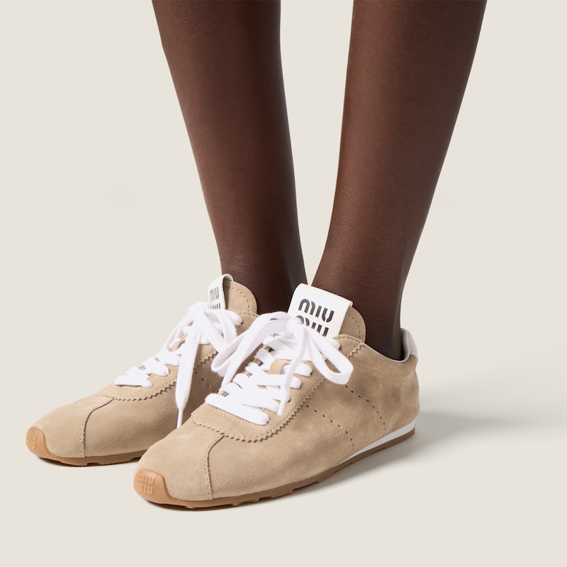 Plume suede sneakers