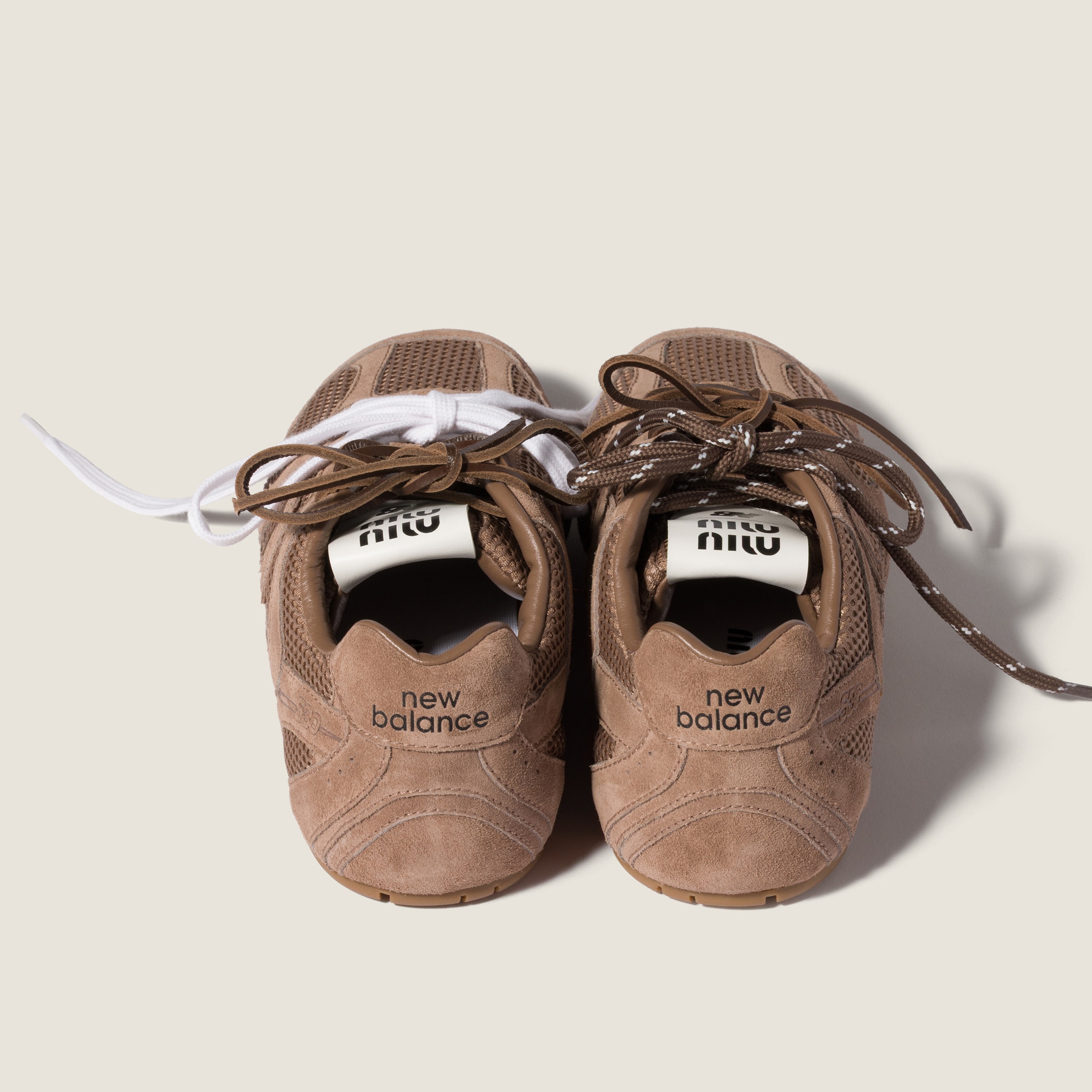 Miumiuxニューバランス スニーカー ブラウン37.5 ◇コラボ商品◇NEW BALANCE X MIUMIU 530◇送料無料◇ (New Balance