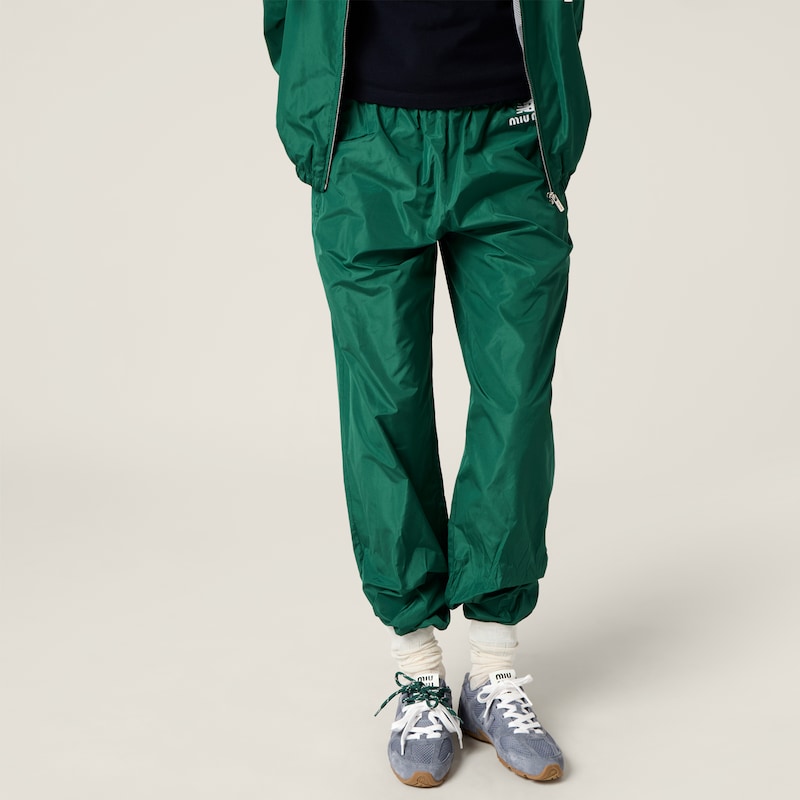 New Balance X Miu Miu 530 SL 绒面皮革和网眼运动鞋