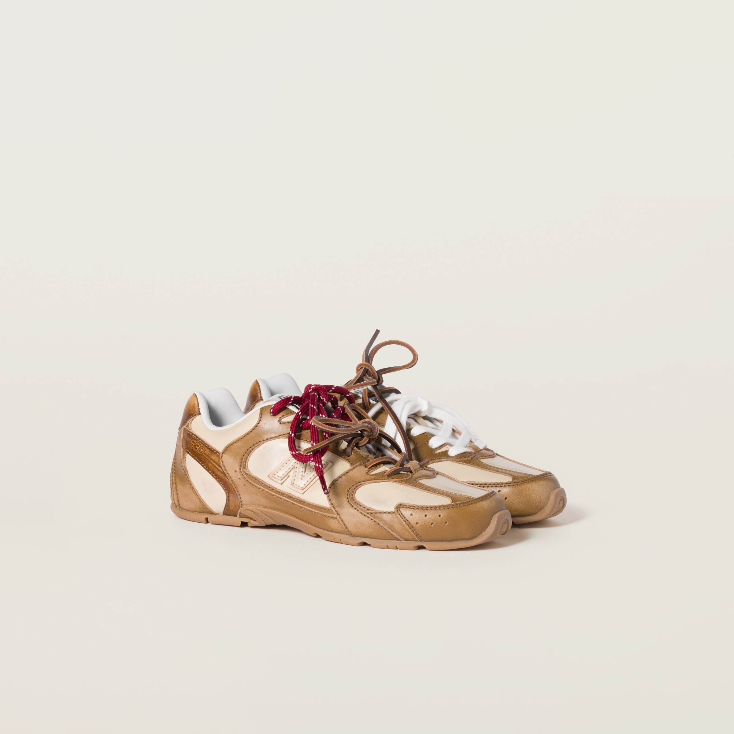 Cinnamon New Balance X Miu Miu 530 Sl Suede Sneakers | Miu Miu Cinnamon New Balance X Miu Miu 530 Sl Suede Sneakers | Miu Miu