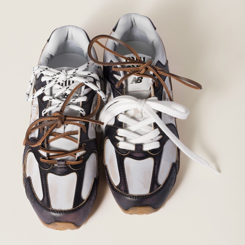 New Balance X Miu Miu 530 SL Sneaker aus Deco-Kalbsleder