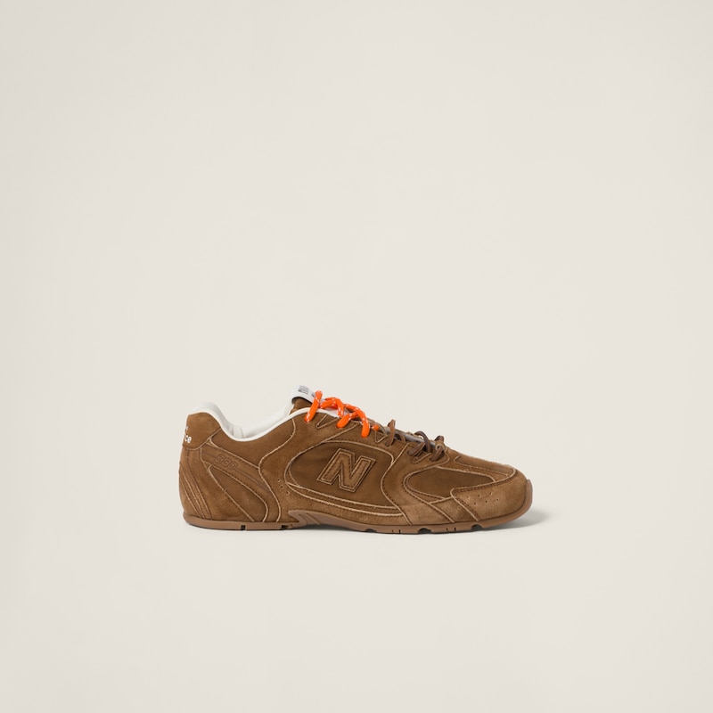 New Balance x Miu Miu 530 SL Sneaker aus Wildleder und Mesh