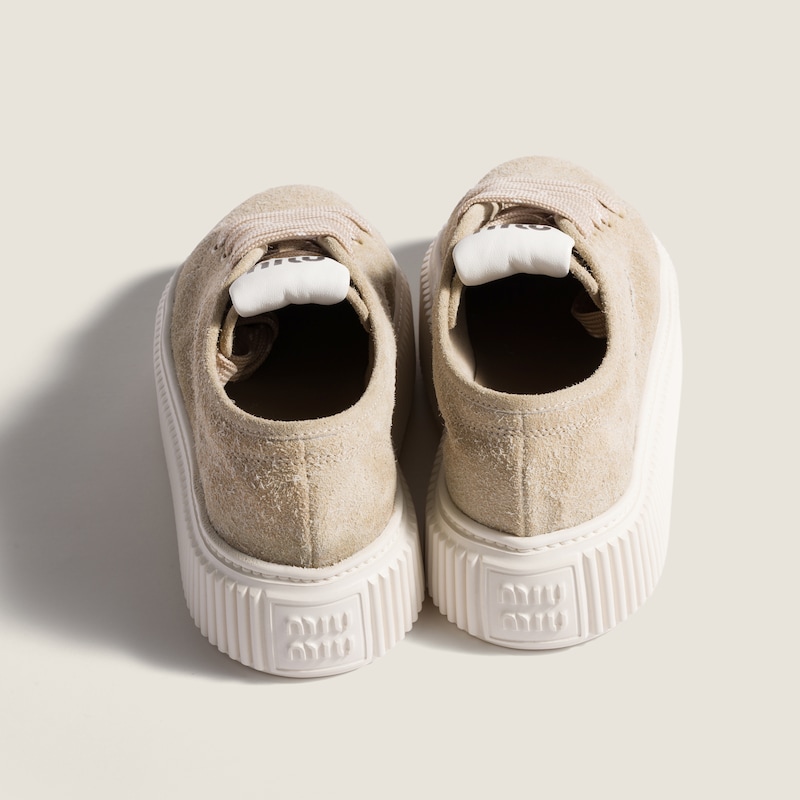 Suede sneakers