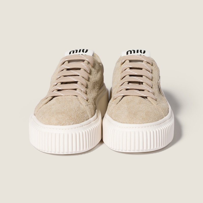 Suede sneakers