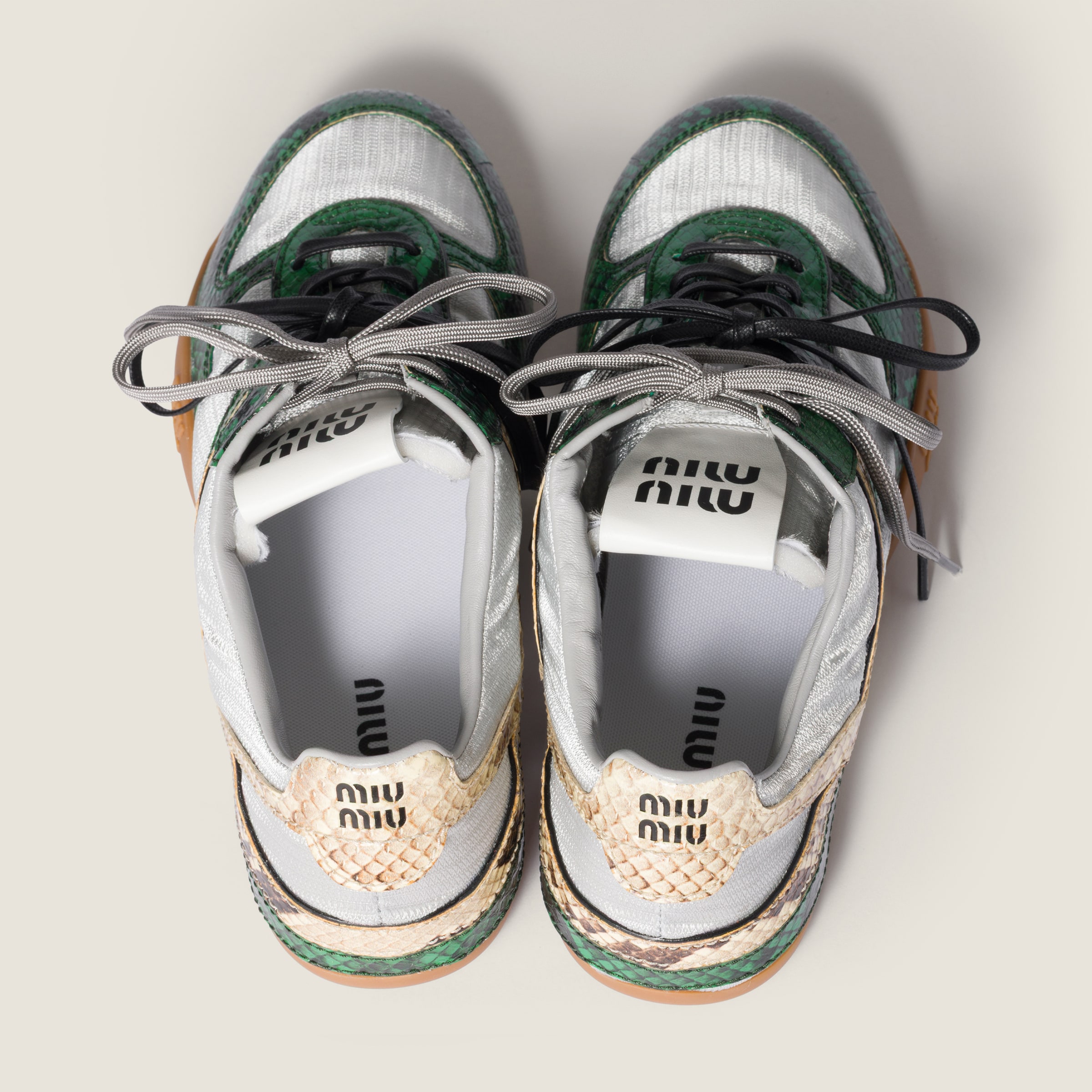 MIUMIU ミュウミュウ スニーカー パステルグリーン 37.5 24.5 MIUMIU ミュウミュウ スニーカー パステルグリーン 37.5 24.5