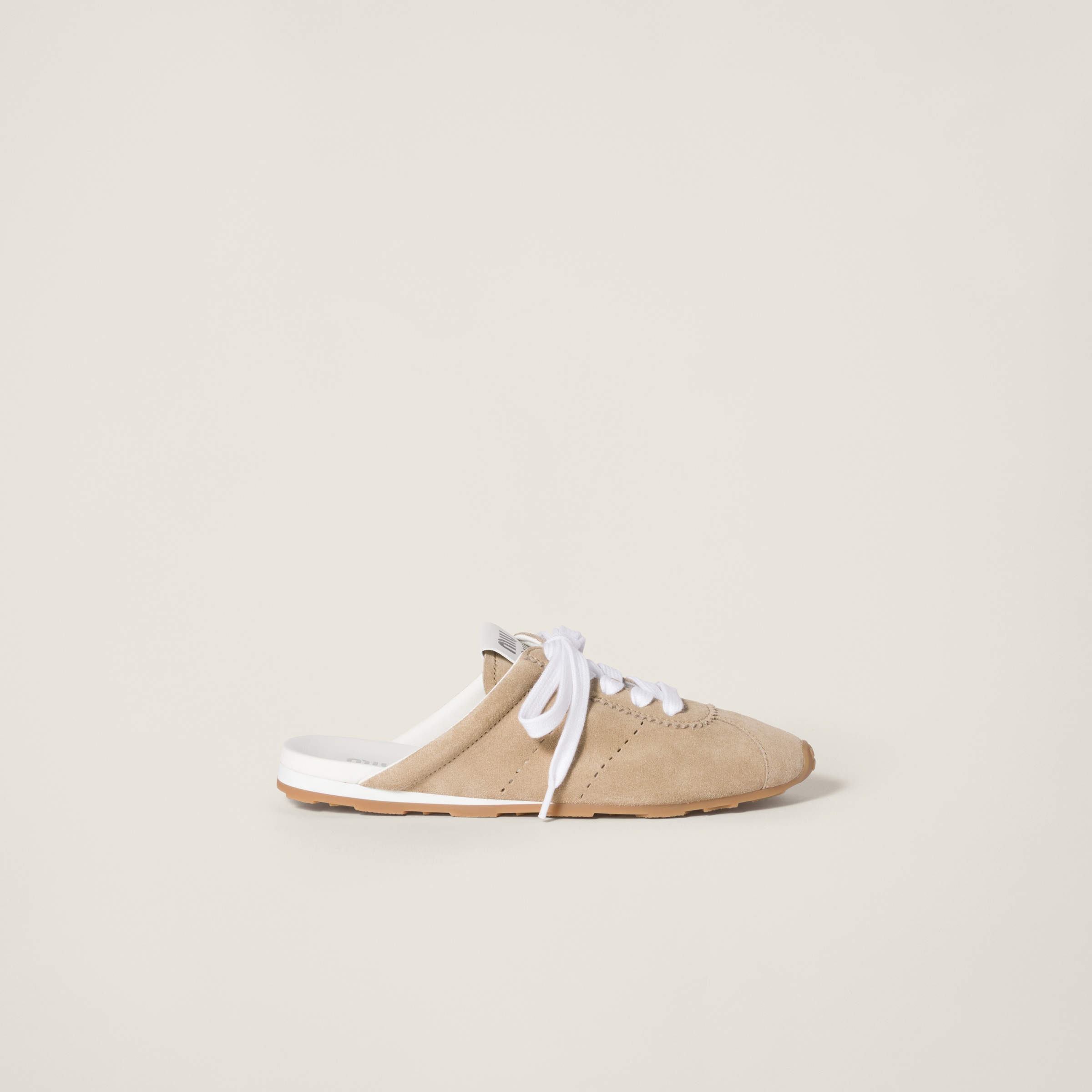 MIU MIU PLUME SUEDE MULES