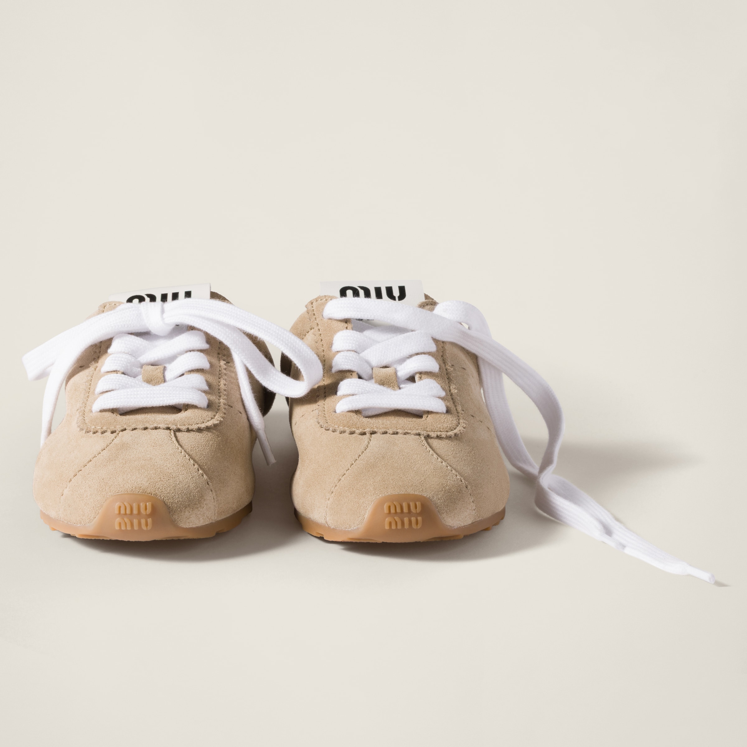 MIU MIU PLUME SUEDE MULES