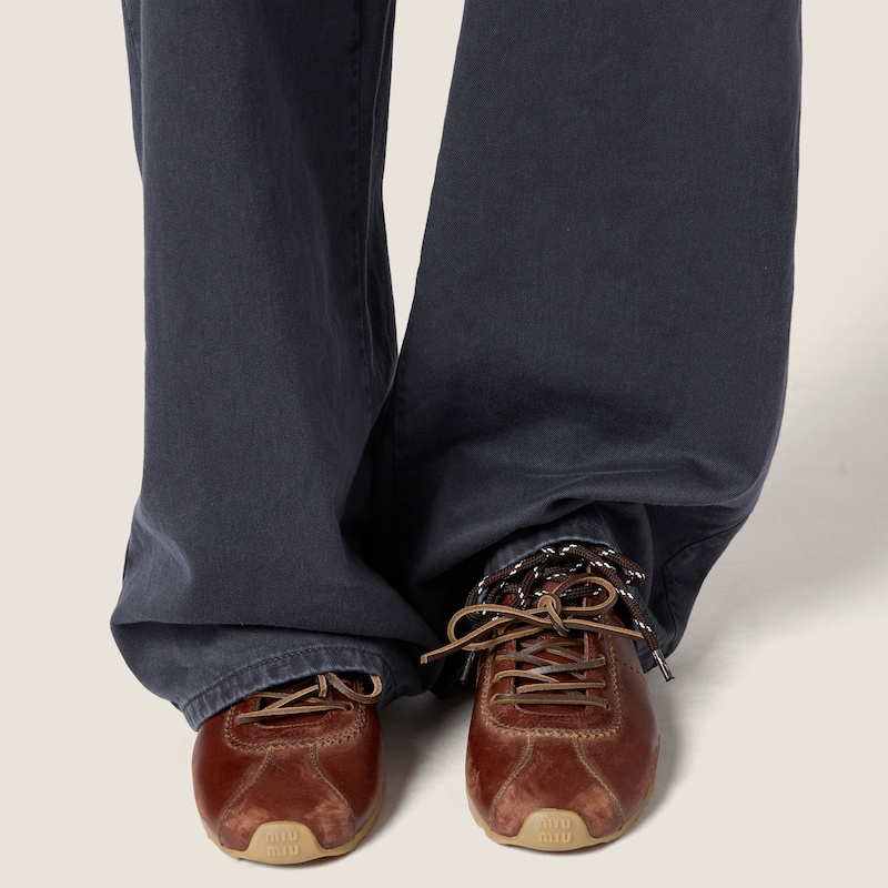 Plume皮革运动鞋