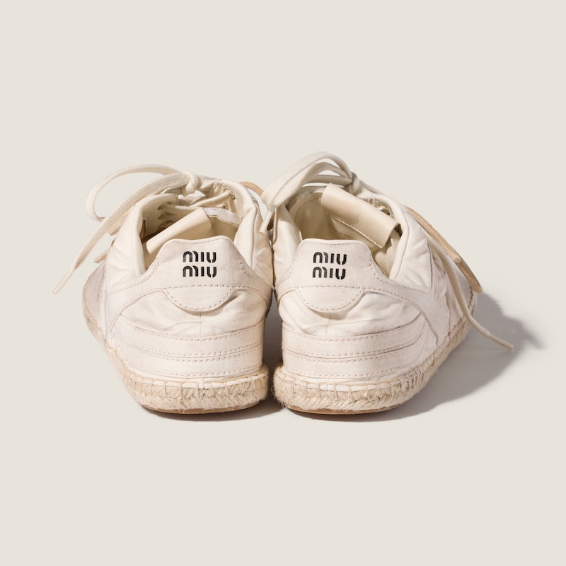 Miu Gymnasium 帆布运动鞋