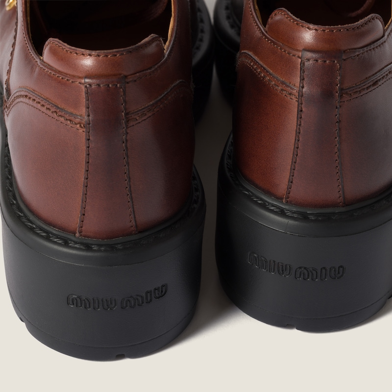 Leather loafers