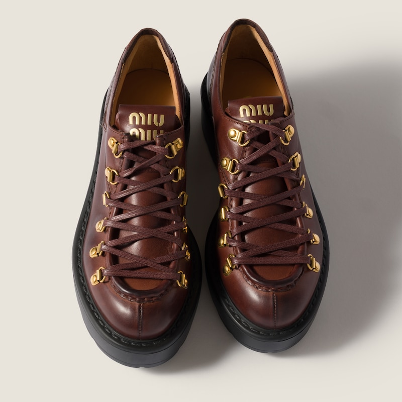 Leather loafers