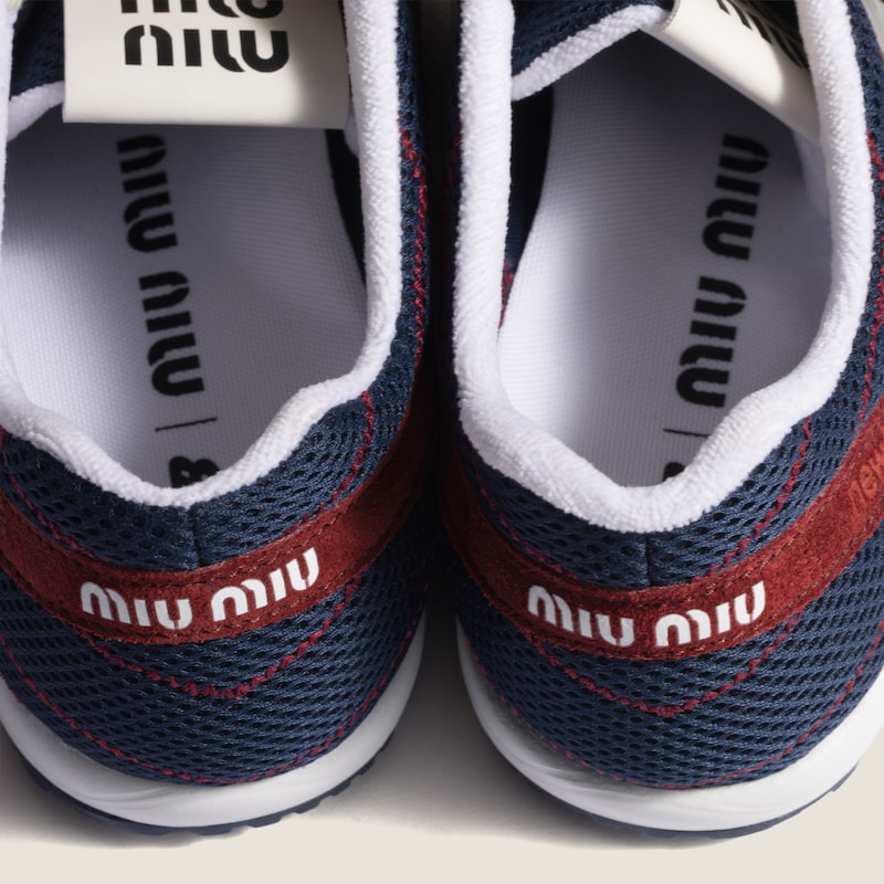 New Balance X Miu Miu RC 150 sneakers in technical mesh and suede