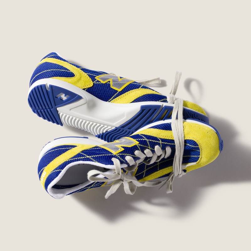 New Balance X Miu Miu RC 150 sneakers in technical mesh and suede