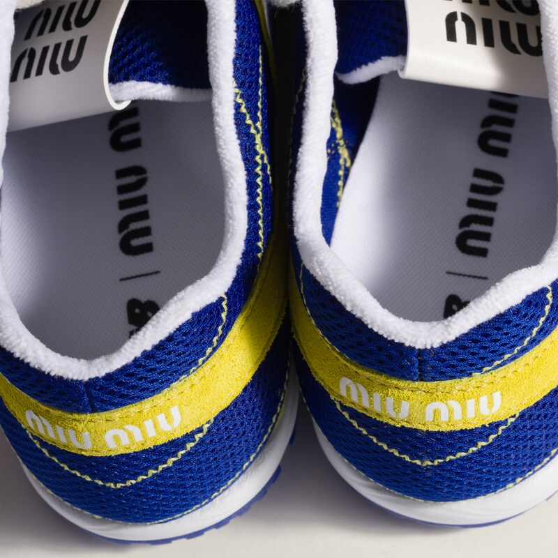 New Balance X Miu Miu RC 150 sneakers in technical mesh and suede