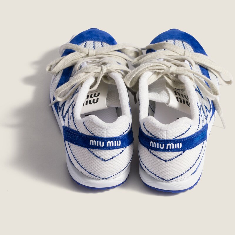 New Balance X Miu Miu RC 150 sneakers in technical mesh and suede